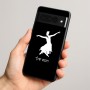 כיסוי בעיצוב אישי עם השם שלך לדגם - Google Pixel 8 Pro 5G בעיצוב בלרינה