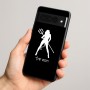 כיסוי בעיצוב אישי עם השם שלך לדגם - Google Pixel 8 Pro 5G בעיצוב אישה שטן