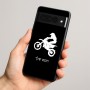 כיסוי בעיצוב אישי עם השם שלך לדגם - Google Pixel 8 Pro 5G בעיצוב מוטוקרוס