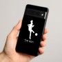 כיסוי בעיצוב אישי עם השם שלך לדגם - Google Pixel 8 Pro 5G בעיצוב שחקנית כדורגל - אישה