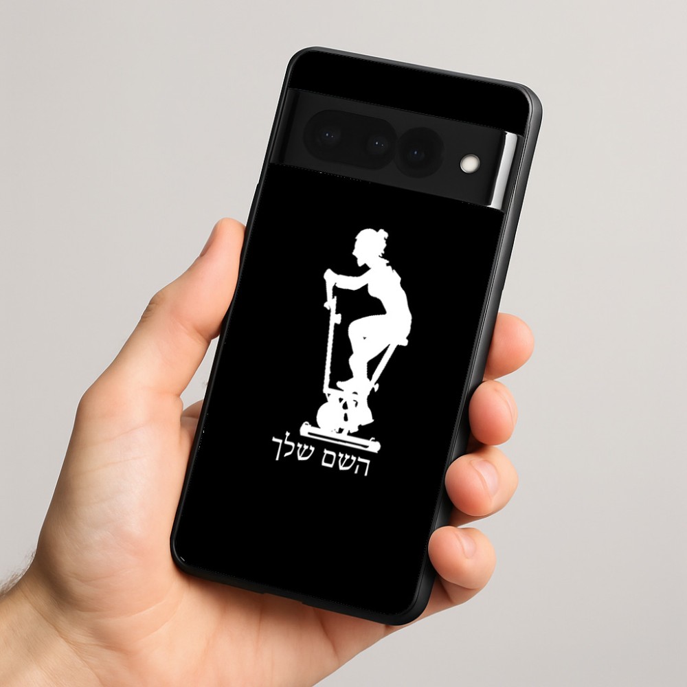 כיסוי בעיצוב אישי עם השם שלך לדגם - Google Pixel 8 Pro 5G בעיצוב אימון ספינינג - אישה