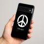 כיסוי בעיצוב אישי עם השם שלך לדגם - Google Pixel 8 Pro 5G בעיצוב סמל השלום