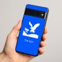 כיסוי בעיצוב אישי עם השם שלך לדגם - Google Pixel 8 Pro 5G בעיצוב נשר אמריקאי