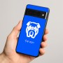 כיסוי בעיצוב אישי עם השם שלך לדגם - Google Pixel 8 Pro 5G בעיצוב פרצוף בולדוג