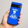 כיסוי בעיצוב אישי עם השם שלך לדגם - Google Pixel 8 Pro 5G בעיצוב מלך הגריל