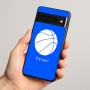 כיסוי בעיצוב אישי עם השם שלך לדגם - Google Pixel 8 Pro 5G בעיצוב כדורסל