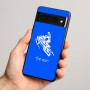 כיסוי בעיצוב אישי עם השם שלך לדגם - Google Pixel 8 Pro 5G בעיצוב אופנוע שלג