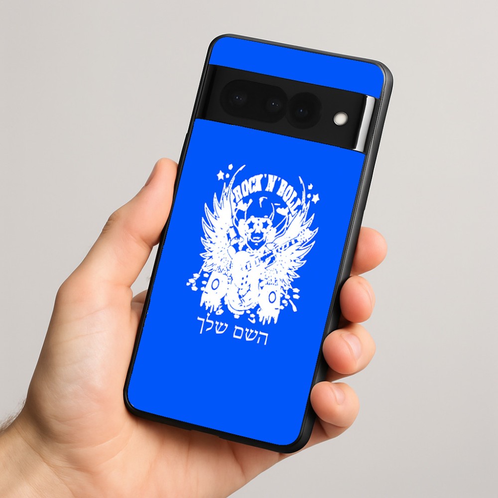 כיסוי בעיצוב אישי עם השם שלך לדגם - Google Pixel 8 Pro 5G בעיצוב רוקנרול
