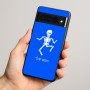 כיסוי בעיצוב אישי עם השם שלך לדגם - Google Pixel 8 Pro 5G בעיצוב סקלטון