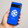 כיסוי בעיצוב אישי עם השם שלך לדגם - Google Pixel 8 Pro 5G בעיצוב שלג
