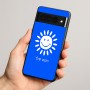 כיסוי בעיצוב אישי עם השם שלך לדגם - Google Pixel 8 Pro 5G בעיצוב שמש