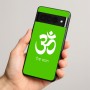 כיסוי בעיצוב אישי עם השם שלך לדגם - Google Pixel 8 Pro 5G בעיצוב סמל אום