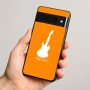 כיסוי בעיצוב אישי עם השם שלך לדגם - Google Pixel 8 Pro 5G בעיצוב גיטרה