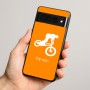 כיסוי בעיצוב אישי עם השם שלך לדגם - Google Pixel 8 Pro 5G בעיצוב רוכב אופניים