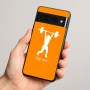 כיסוי בעיצוב אישי עם השם שלך לדגם - Google Pixel 8 Pro 5G בעיצוב הרמת משקולות