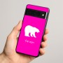 כיסוי בעיצוב אישי עם השם שלך לדגם - Google Pixel 8 Pro 5G בעיצוב דוב