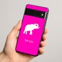 כיסוי בעיצוב אישי עם השם שלך לדגם - Google Pixel 8 Pro 5G בעיצוב פיל