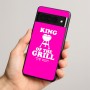 כיסוי בעיצוב אישי עם השם שלך לדגם - Google Pixel 8 Pro 5G בעיצוב מלך הגריל