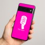 כיסוי בעיצוב אישי עם השם שלך לדגם - Google Pixel 8 Pro 5G בעיצוב מיקרופון