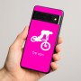 כיסוי בעיצוב אישי עם השם שלך לדגם - Google Pixel 8 Pro 5G בעיצוב רוכב אופניים