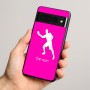 כיסוי בעיצוב אישי עם השם שלך לדגם - Google Pixel 8 Pro 5G בעיצוב שחקן פינג פונג