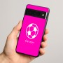 כיסוי בעיצוב אישי עם השם שלך לדגם - Google Pixel 8 Pro 5G בעיצוב כדורגל כדור כדורגל