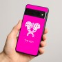 כיסוי בעיצוב אישי עם השם שלך לדגם - Google Pixel 8 Pro 5G בעיצוב פרחי קרן