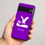כיסוי בעיצוב אישי עם השם שלך לדגם - Google Pixel 8 Pro 5G בעיצוב נשר אמריקאי