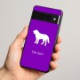 כיסוי בעיצוב אישי עם השם שלך לדגם - Google Pixel 8 Pro 5G בעיצוב כלב