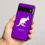 כיסוי בעיצוב אישי עם השם שלך לדגם - Google Pixel 8 Pro 5G בעיצוב קנגורו