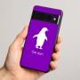 כיסוי בעיצוב אישי עם השם שלך לדגם - Google Pixel 8 Pro 5G בעיצוב פינגווין