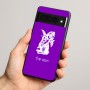 כיסוי בעיצוב אישי עם השם שלך לדגם - Google Pixel 8 Pro 5G בעיצוב ארנב מחזיק גזר