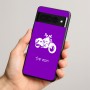 כיסוי בעיצוב אישי עם השם שלך לדגם - Google Pixel 8 Pro 5G בעיצוב הארלי-דיווידסון