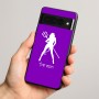 כיסוי בעיצוב אישי עם השם שלך לדגם - Google Pixel 8 Pro 5G בעיצוב אישה שטן