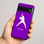 כיסוי בעיצוב אישי עם השם שלך לדגם - Google Pixel 8 Pro 5G בעיצוב שחקן בייסבול