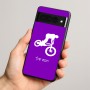 כיסוי בעיצוב אישי עם השם שלך לדגם - Google Pixel 8 Pro 5G בעיצוב רוכב אופניים