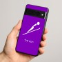 כיסוי בעיצוב אישי עם השם שלך לדגם - Google Pixel 8 Pro 5G בעיצוב קפיצת סקי אולימפית