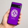 כיסוי בעיצוב אישי עם השם שלך לדגם - Google Pixel 8 Pro 5G בעיצוב כבאי - תגית
