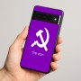 כיסוי בעיצוב אישי עם השם שלך לדגם - Google Pixel 8 Pro 5G בעיצוב פטיש ומגל
