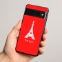 כיסוי בעיצוב אישי עם השם שלך לדגם - Google Pixel 8 Pro 5G בעיצוב מגדל אייפל