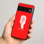 כיסוי בעיצוב אישי עם השם שלך לדגם - Google Pixel 8 Pro 5G בעיצוב מיקרופון