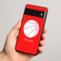כיסוי בעיצוב אישי עם השם שלך לדגם - Google Pixel 8 Pro 5G בעיצוב כדורסל