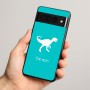 כיסוי בעיצוב אישי עם השם שלך לדגם - Google Pixel 8 Pro 5G בעיצוב דינוזאור