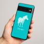 כיסוי בעיצוב אישי עם השם שלך לדגם - Google Pixel 8 Pro 5G בעיצוב זברה