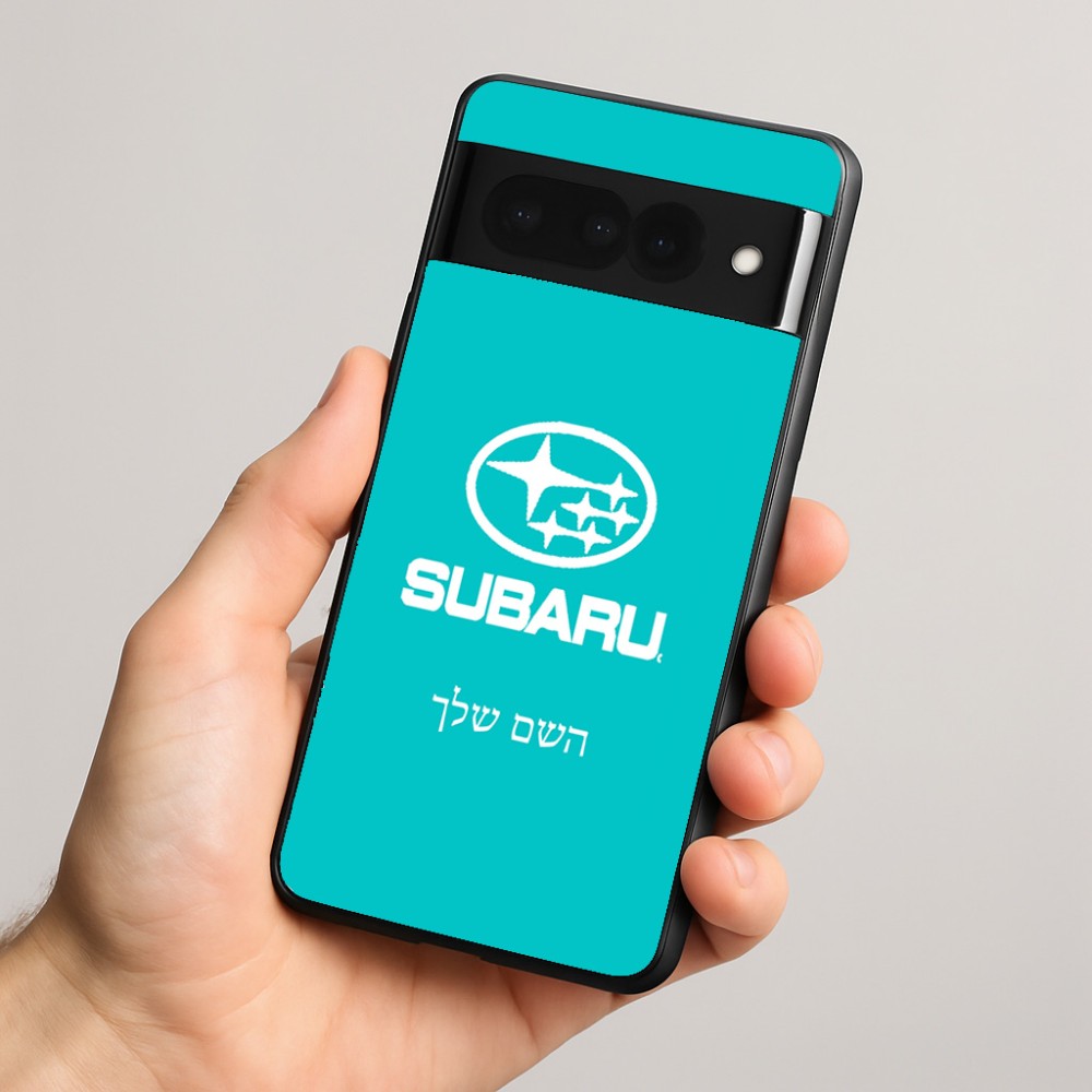 כיסוי בעיצוב אישי עם השם שלך לדגם - Google Pixel 8 Pro 5G בעיצוב סובארו