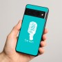 כיסוי בעיצוב אישי עם השם שלך לדגם - Google Pixel 8 Pro 5G בעיצוב מיקרופון