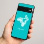 כיסוי בעיצוב אישי עם השם שלך לדגם - Google Pixel 8 Pro 5G בעיצוב רוכב טרקטורונים