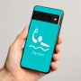כיסוי בעיצוב אישי עם השם שלך לדגם - Google Pixel 8 Pro 5G בעיצוב כדור מים אולימפי