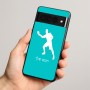 כיסוי בעיצוב אישי עם השם שלך לדגם - Google Pixel 8 Pro 5G בעיצוב שחקן פינג פונג