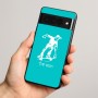 כיסוי בעיצוב אישי עם השם שלך לדגם - Google Pixel 8 Pro 5G בעיצוב ילד סקייטבורד